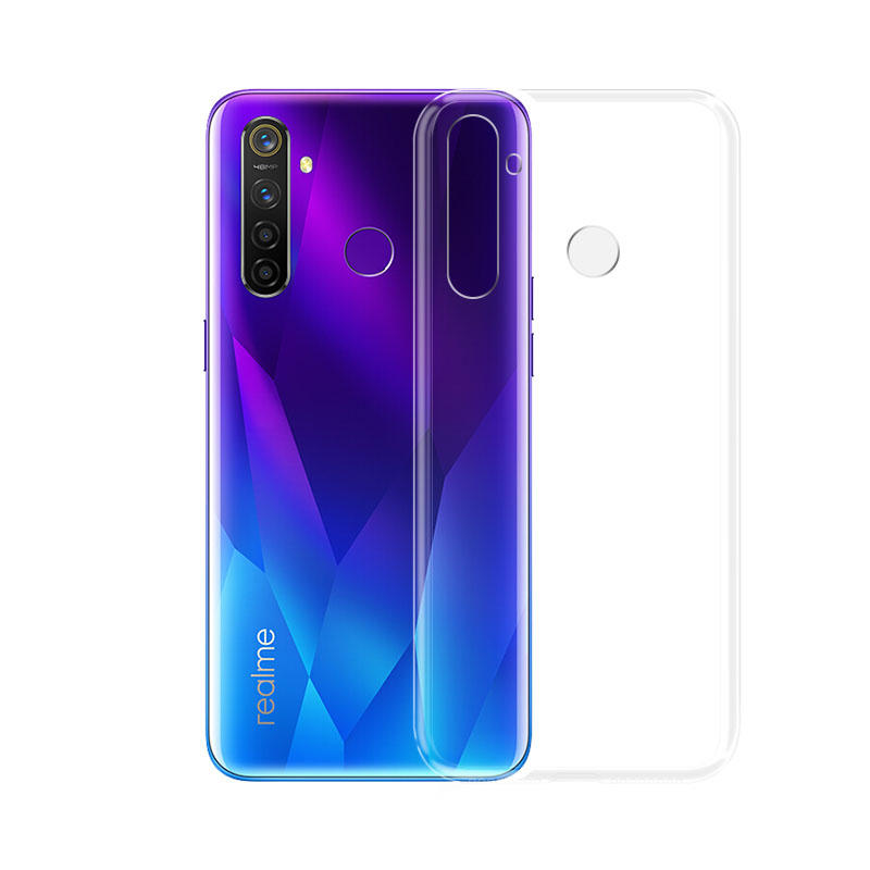 For Realme 5 Pro Case BAKEEY Crystal Clear Transparent Ultra-thin Non-yellow Soft TPU Protective Cas