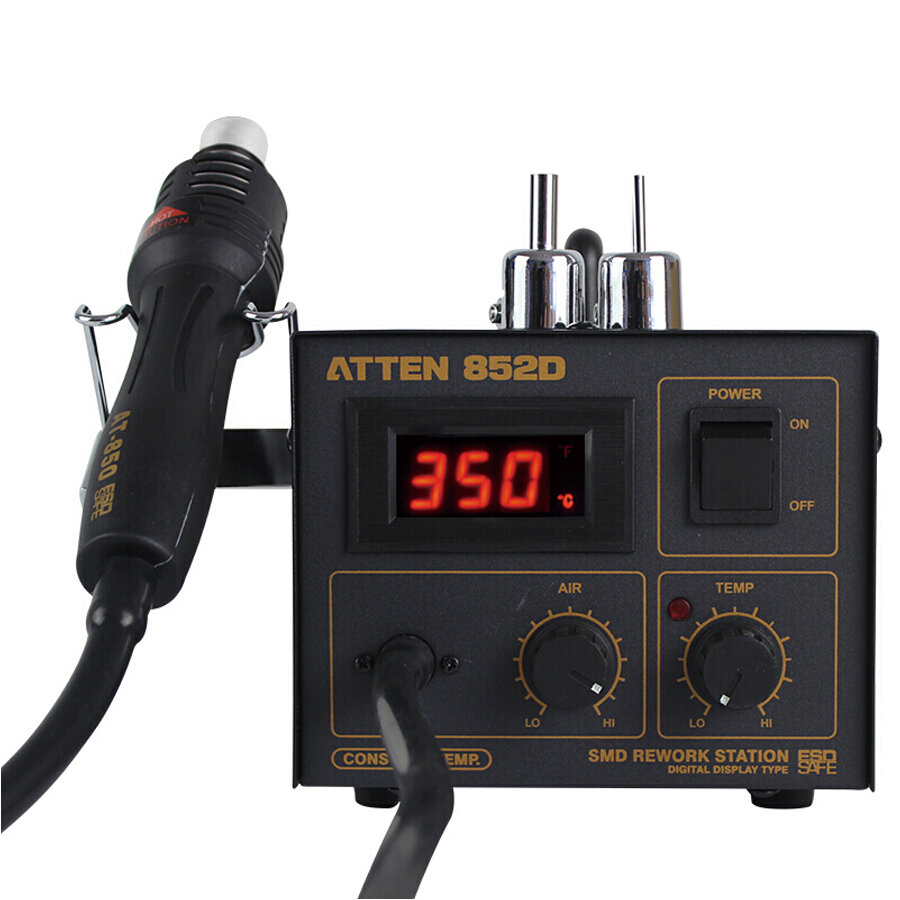 

ATTEN AT852D Lead Free Electric Desoldering Hot Air Table Soldering Station BGA IC Desoldering Tool