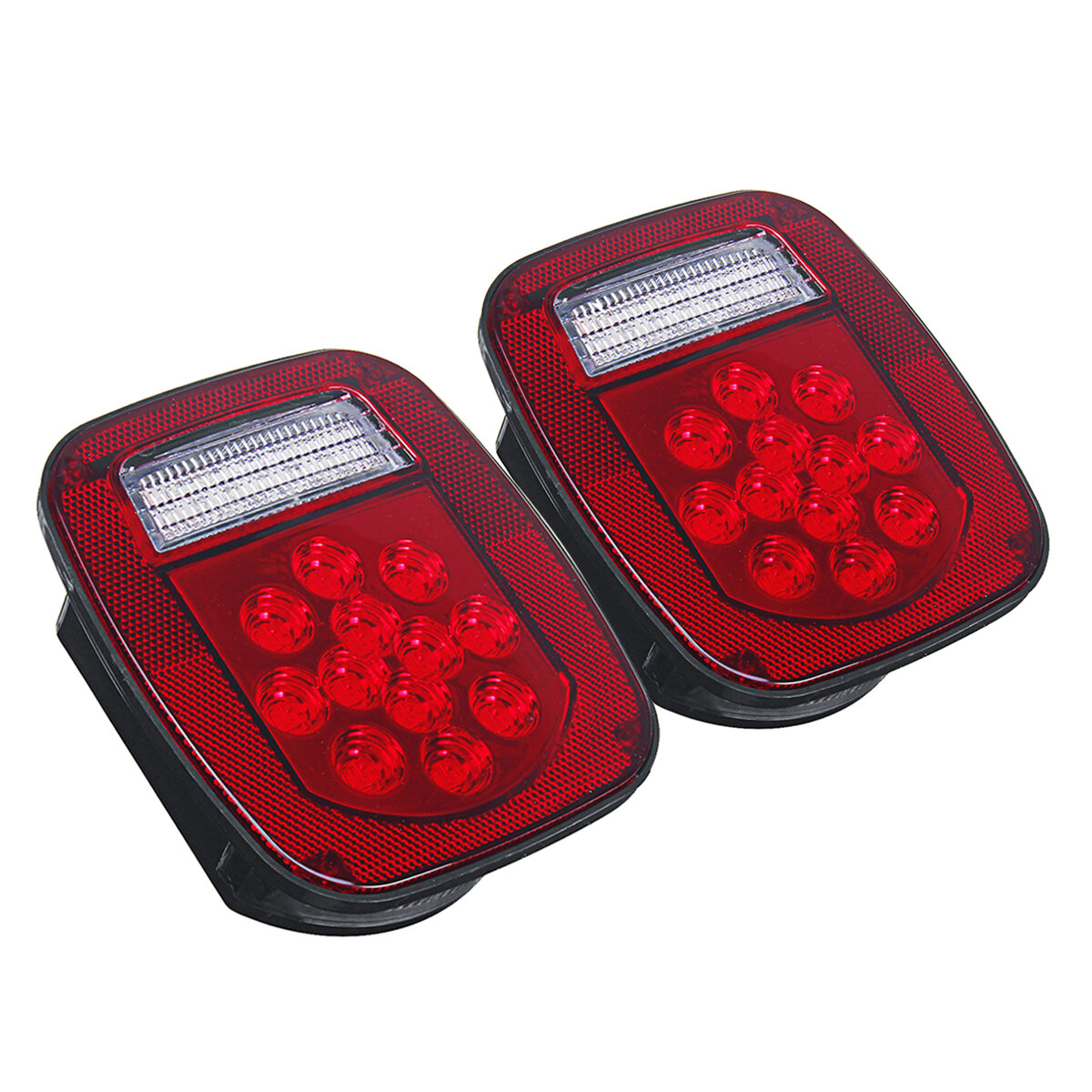 2 STKS LED Achterlichten Rem Reverse Richtingaanwijzer Lamp Voor Jeep Wrangler TJ CJ 76-06
