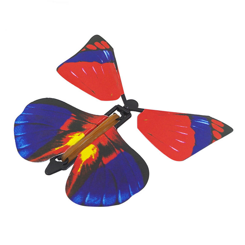 

1PC Волшебный Реквизиты летающих бабочек ручной трансформации игрушки для детей Рождество Tricky Смешные шутки