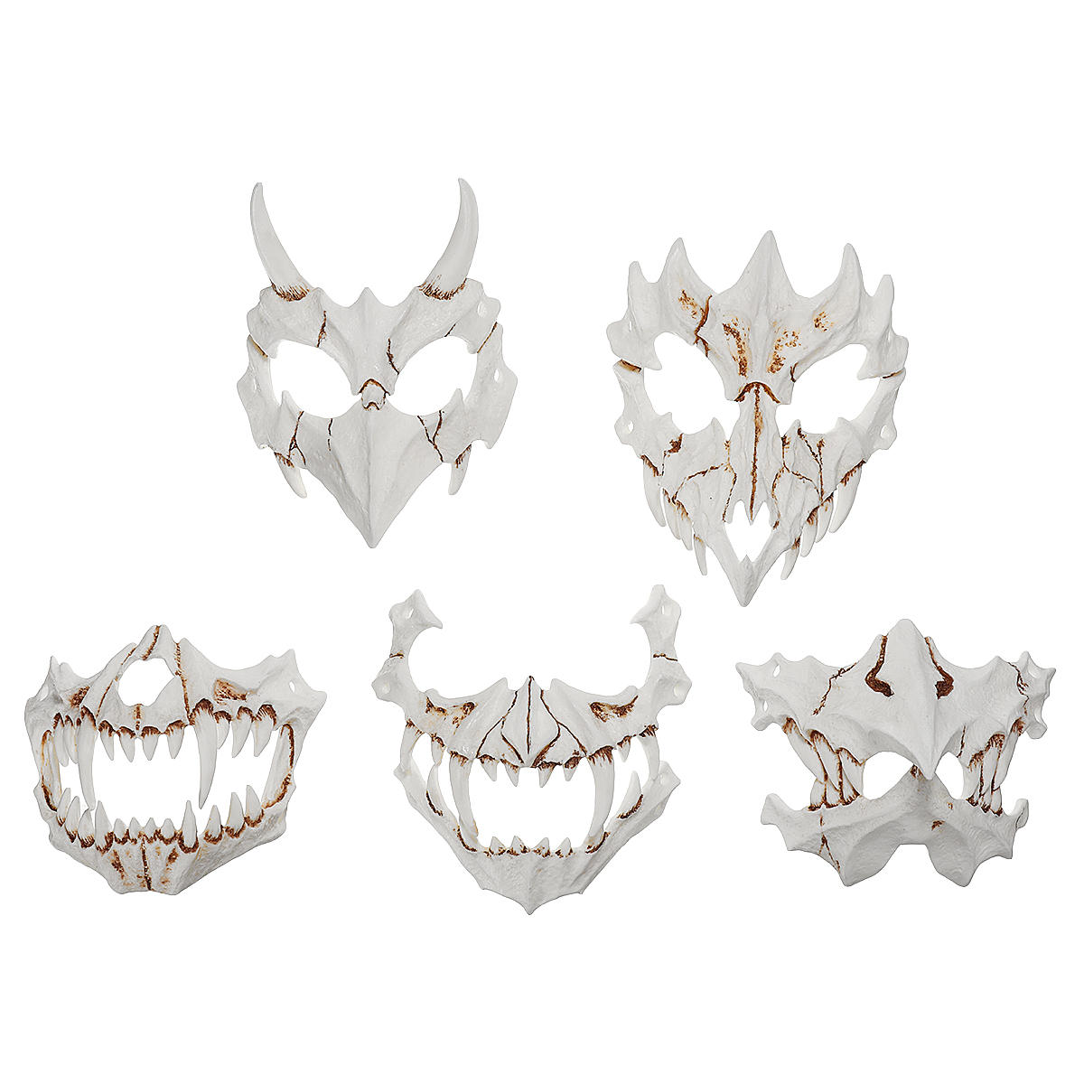 Halloween Resin Mask Animal Theme Party Face Skull Mask Kostuum Cosplay Party