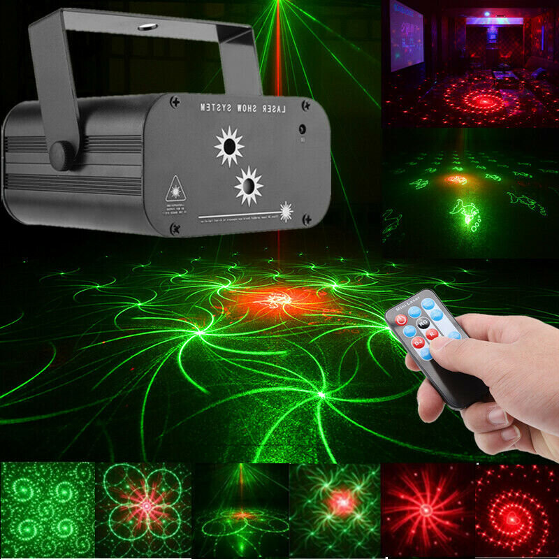 30W 48 Pattern RGB LED Stage Laser Light LED Beam Lamp DJ Club Disco Dance Party AC100-240V