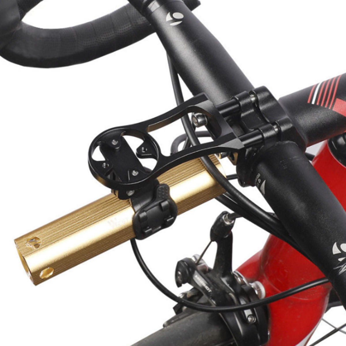 Bike Cycling Stem Extension Computer Mount Holder Bracket For GARMIN Edge GPS