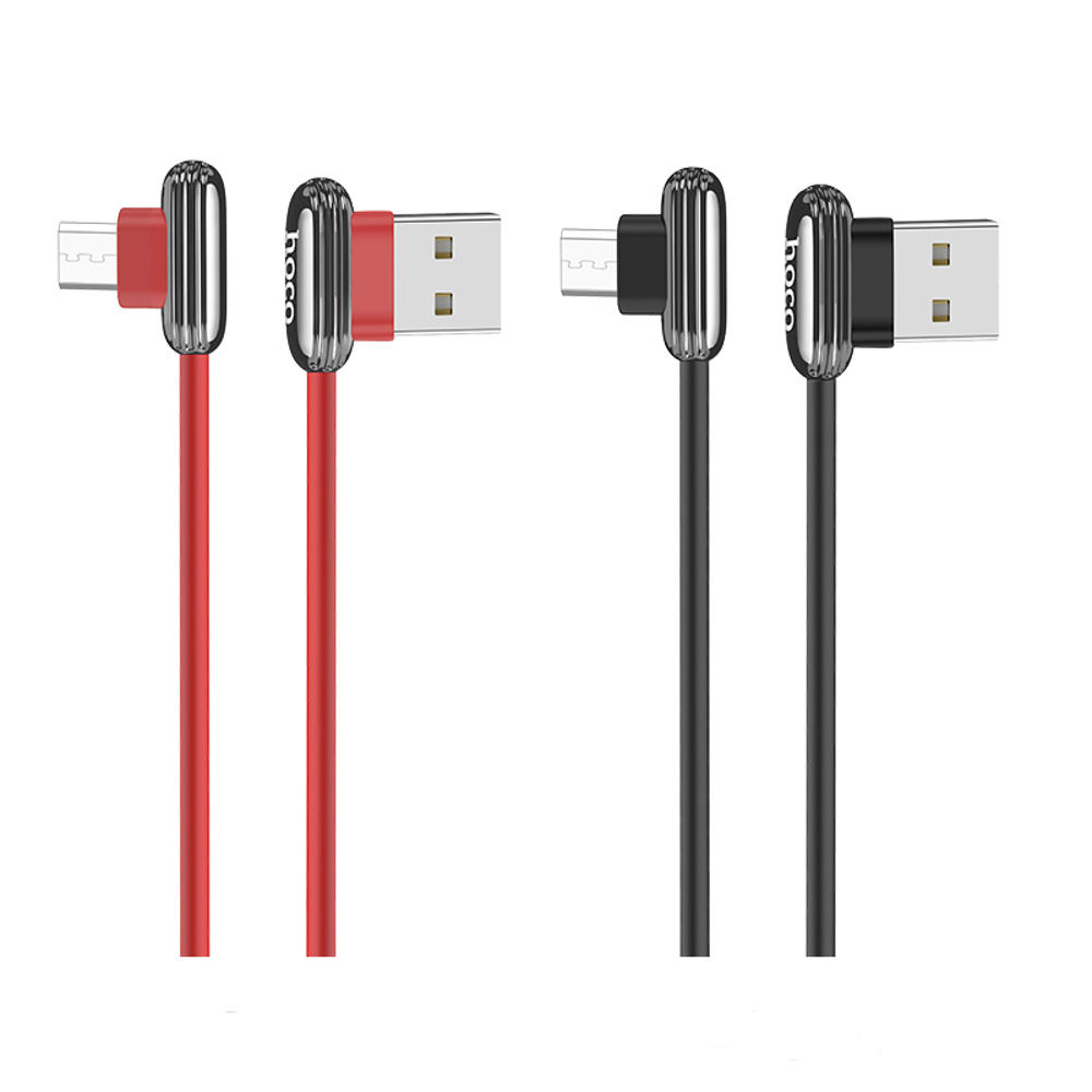 

HOCO U60 90 Degree Micro USB Fast Charging Data Cable for Tablet Smartphone 1.2M