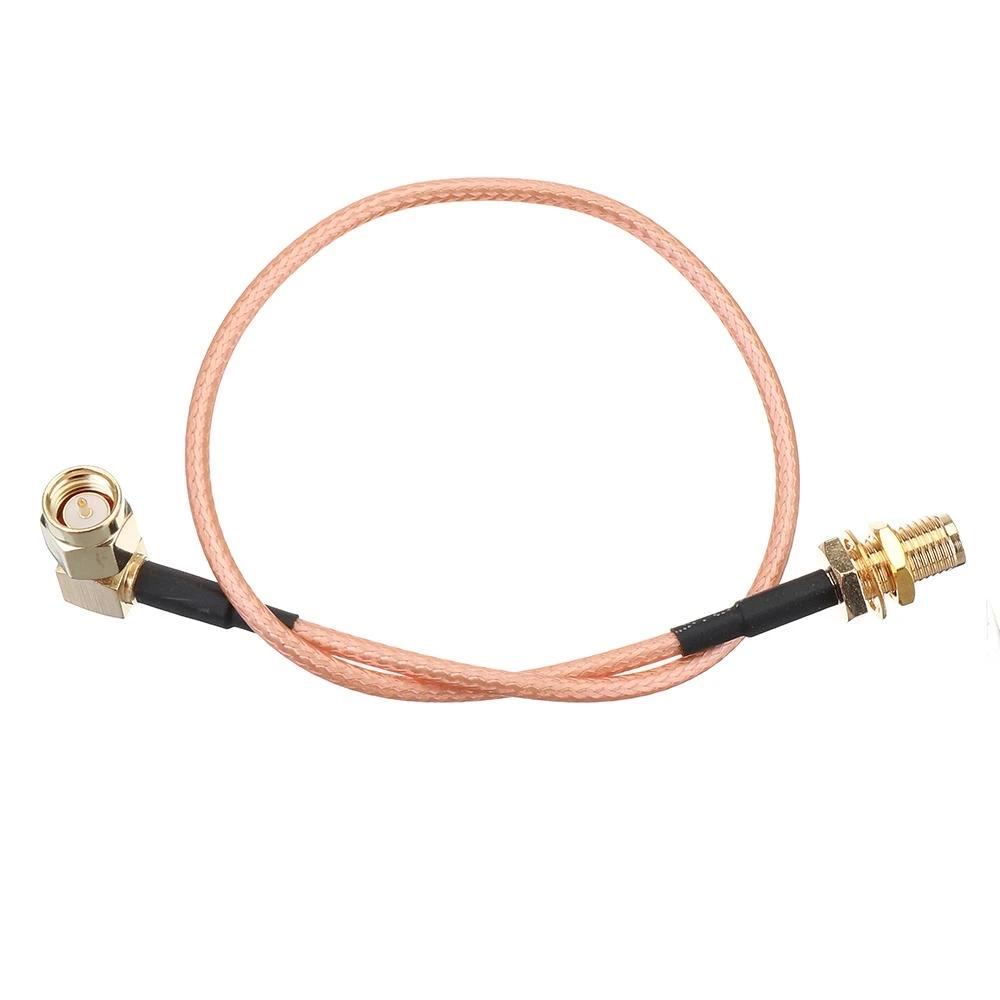 

5 шт.20 см SMA кабель SMA штекер под прямым углом к SMA женский коаксиальный кабель RF Провод RG316 Коннектор адаптер