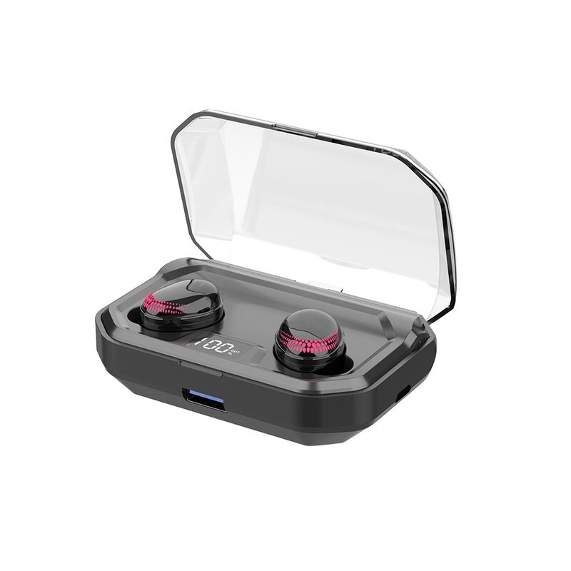 Bakeey TWS Draadloze oordopjes bluetooth 5.0 Oortelefoon LED Power Display 3000 mAh HiFi stereohoofd