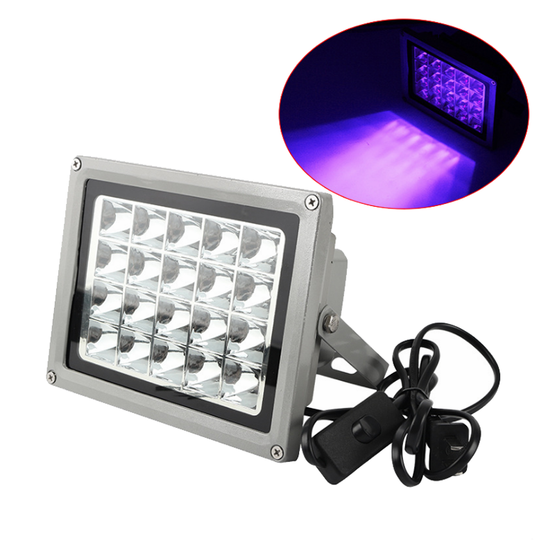 Dotbit 20W 20Number of Lamp Beads High Power UV LED Resin Curing Light for SLA DLP UV Resin 3D Printer Only White EU Plu