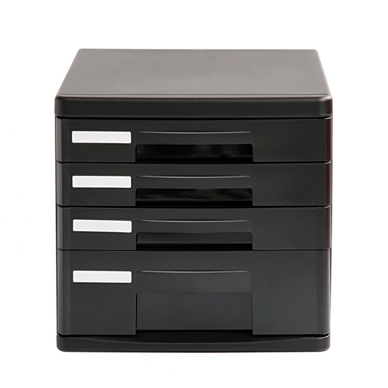 

Deli 9772 File Cabinet Tour-Storey File Cabinet Plastic Desktop Organizer File Cabinet Drawer Cabinet Data Cabinet