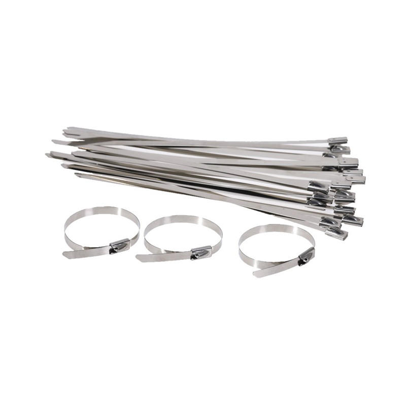 Suleve ZT09 100st 100-400 mm roestvrijstalen ritssluiting zelfsluitende kabelbinders