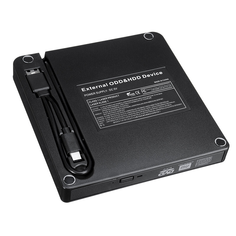 USB3.0 Type-C外付けCDバーナーCD / DVDプレーヤー光学ドライブPCラップトップWindows用超薄型