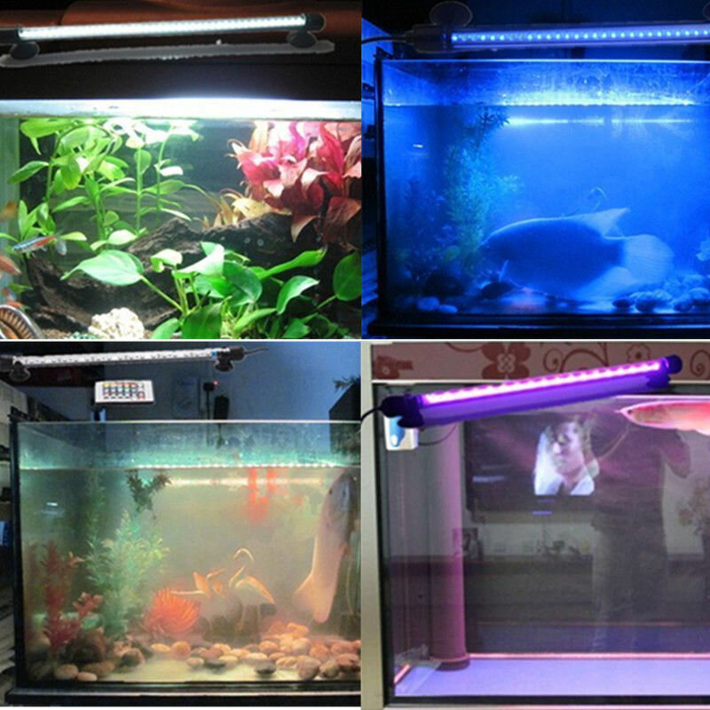 112CM 13.4W IP68 Waterdichte 66PCS LED Aquarium Licht RGB Remote LED Aquarium Light Dompelpompen
