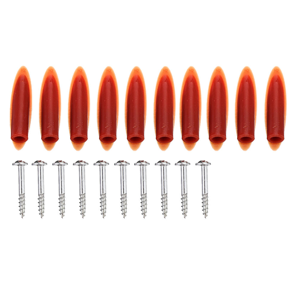 Drillpro 20pcs Woodworking Plug and Screw for Pocket Hole Jig