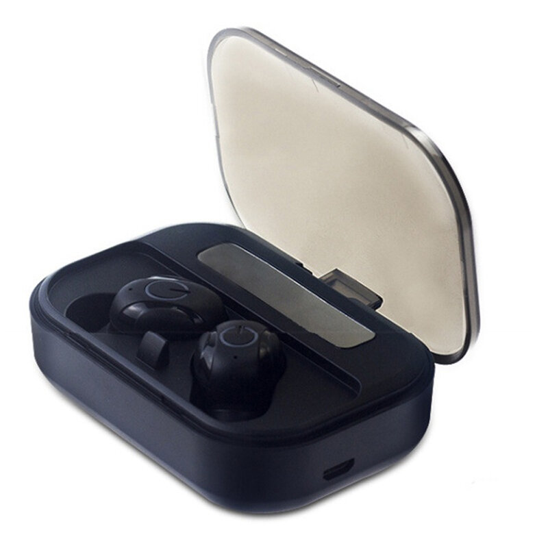 TWS bluetooth 5.0 oortelefoon draadloze oordopjes 4000 mah powerbank stereohoofdtelefoon met microfo