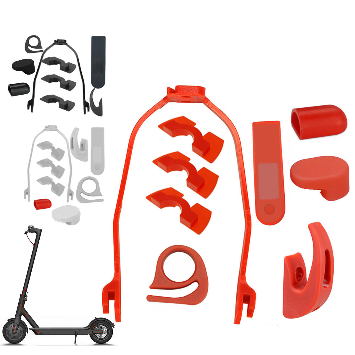 3D Printing Fender Mudguard Support Protection Starter Kit Scooter Accessories Parts Replacement Set