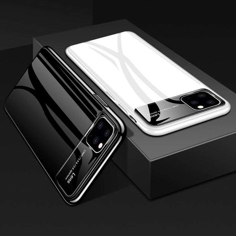 Bakeey Luxury Plating Mirror Tempered Glass Protective Case for iPhone 11 6.1 inch