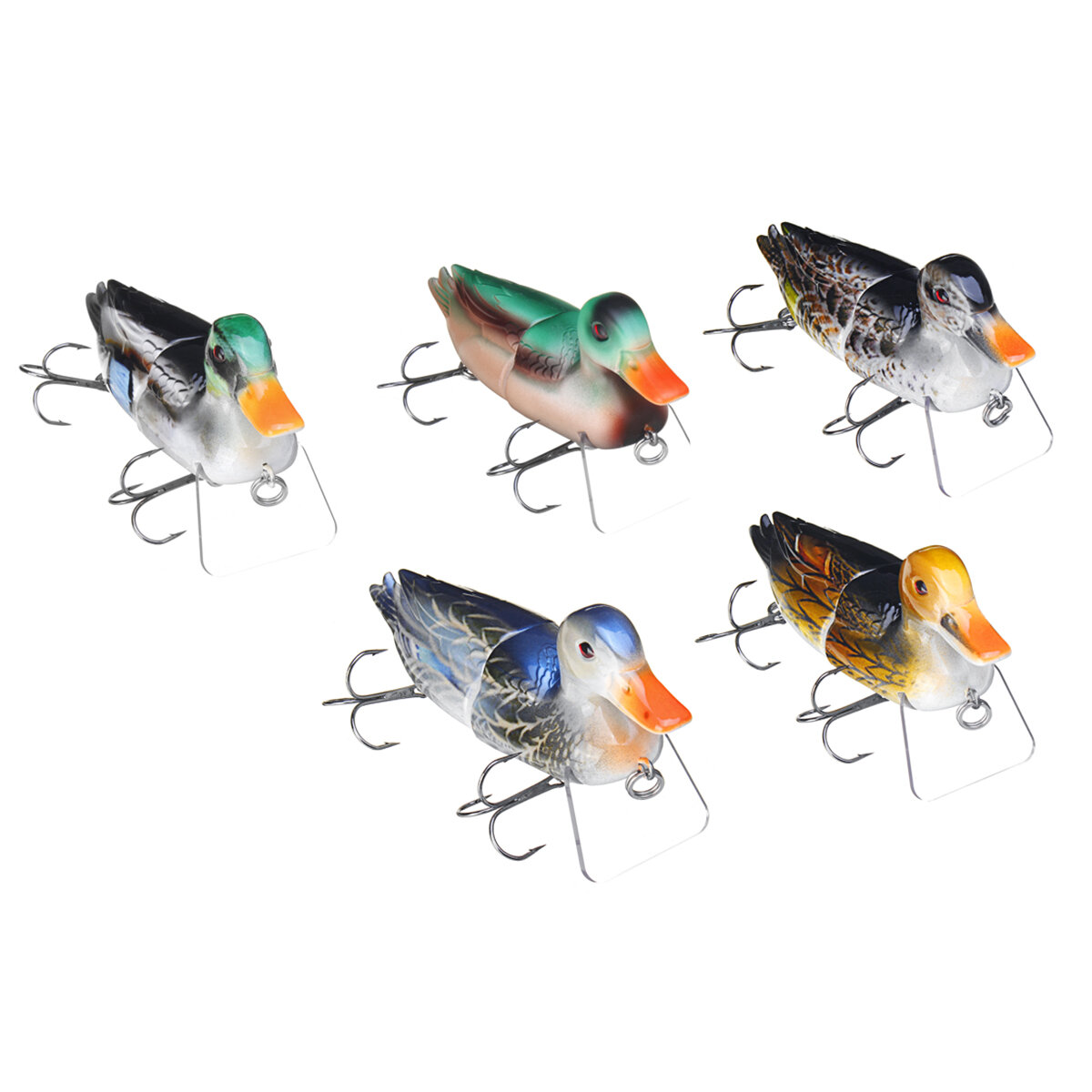 

ZANLURE 1PC 15CM 90g Floating Duck Shape Fishing Lure With Hook Topwater Soft Bait Fishing Tackle