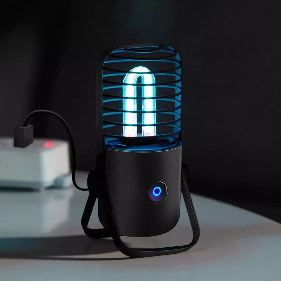 Smartda Black Sterilizer Lamp UV + Ozone Double Disinfection Light Tube From XIAOMI Youpin 