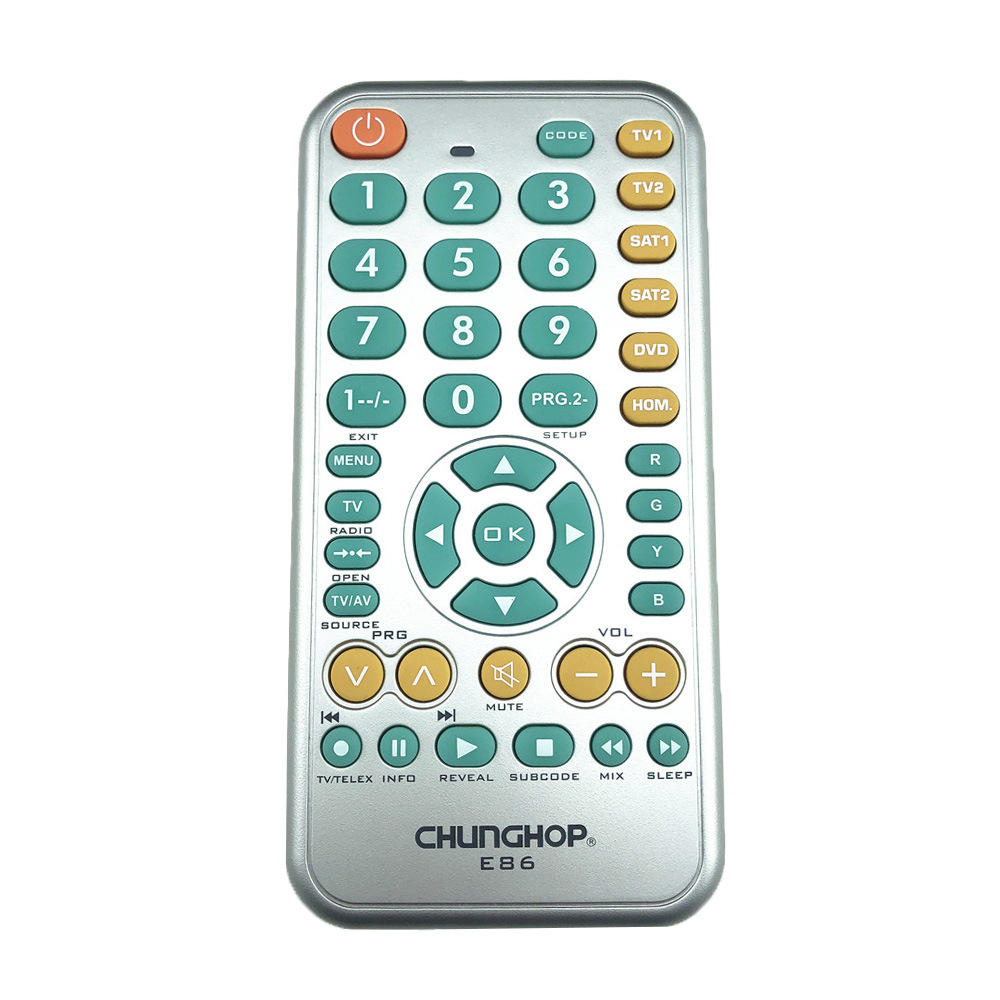 

CHUNGHOP E86 Integrated Learning Set TV Remote Control Universal Large Key