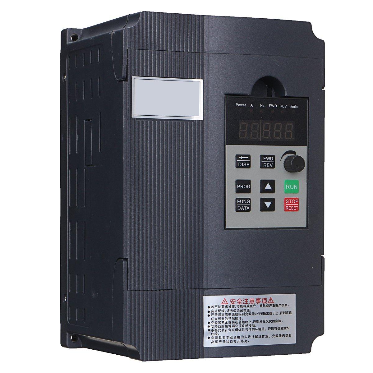 

1.5KW 220V Single Phase Input 3 Phase Output PWM Frequency Converter Drive Inverter