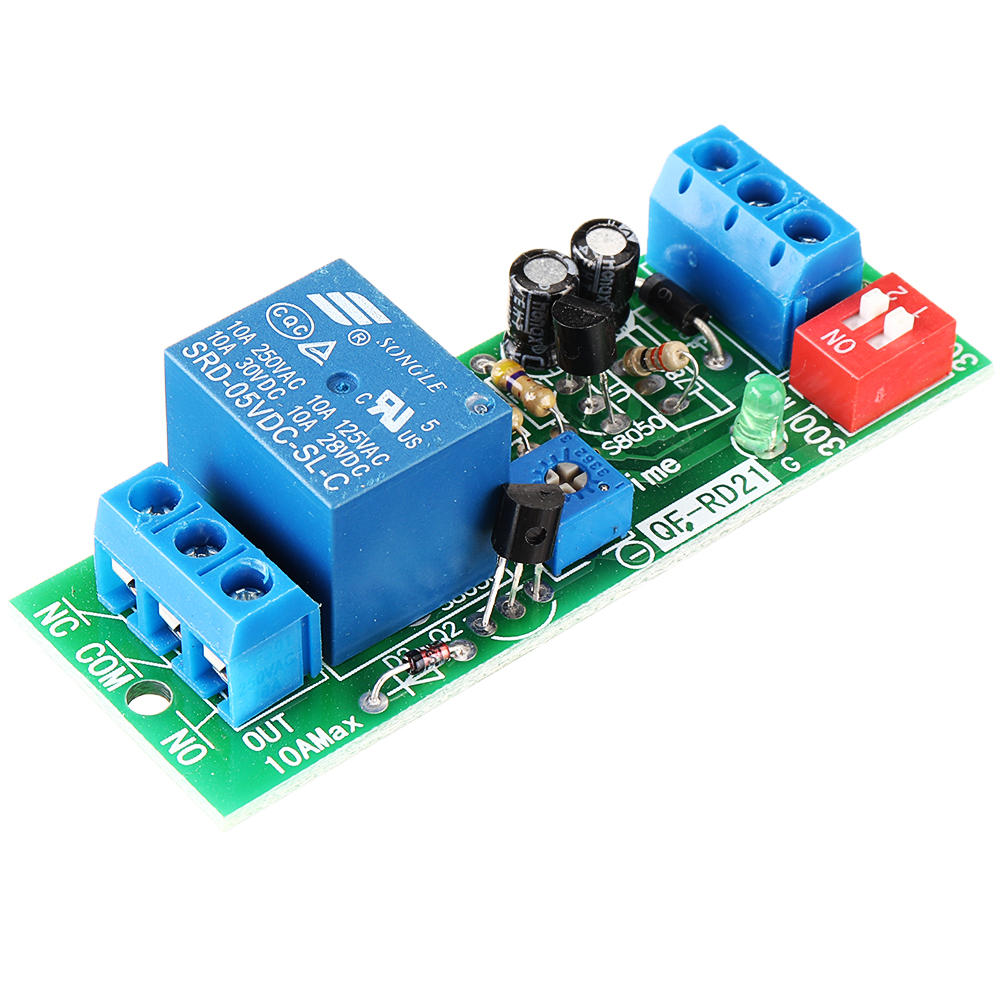 5 stks QF-RD21 5V Power-off Delay Disconnect Relay Module Timer Vertraging Switch Module
