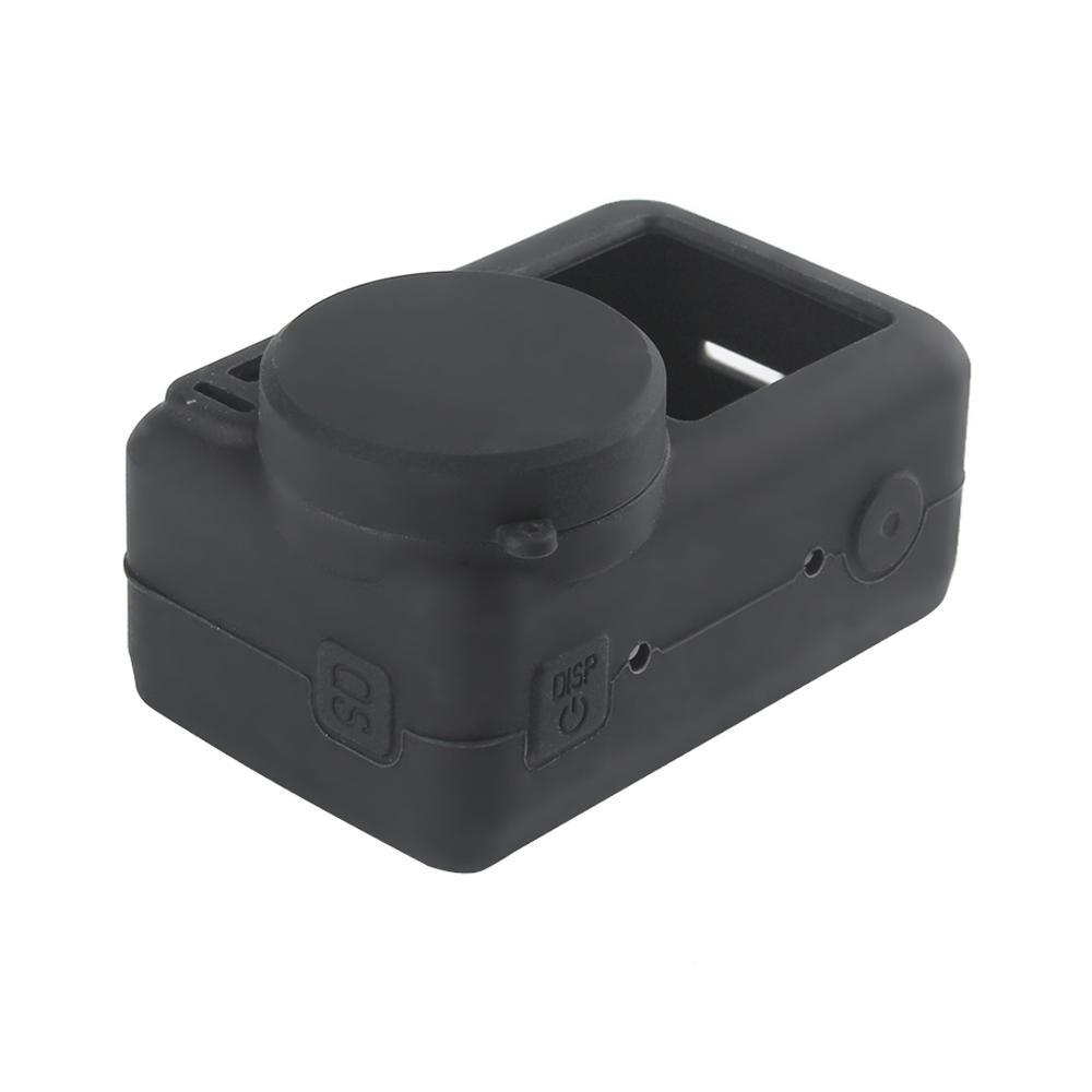 DJI Osmoアクションスポーツカメラ用レンズカバーキャップ付きPULUZ PU330B保護ハウジングケース