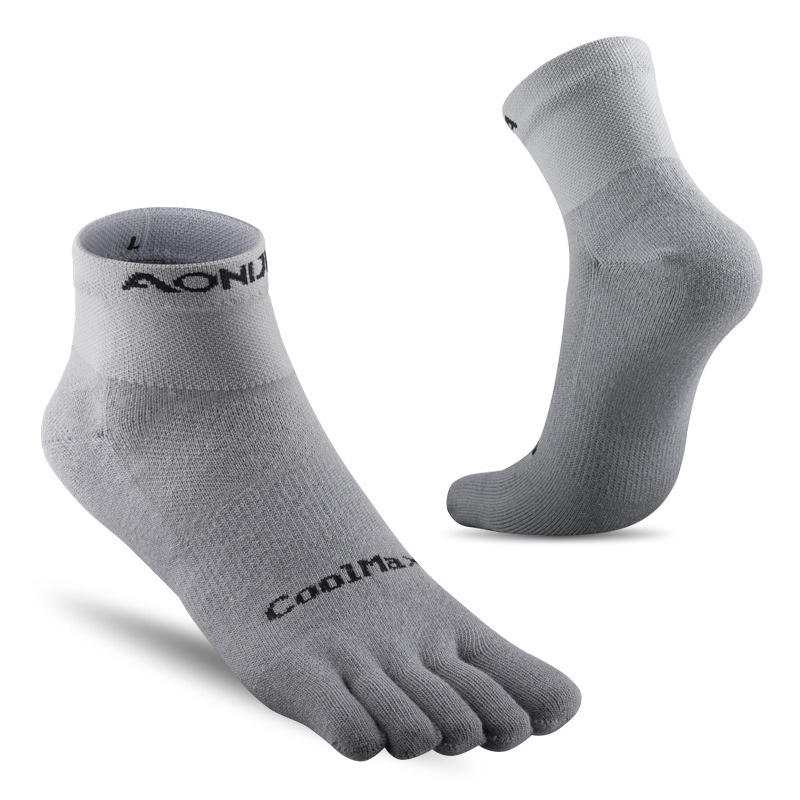 AONIJIE E4109 1 Pairs Five Finger Socks Sports Breathable Cotton Toe Middle Tube Sock