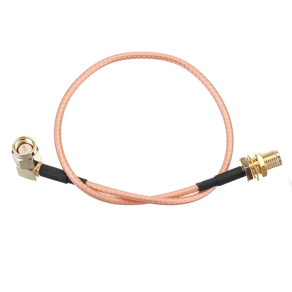 2 stks 100 cm SMA kabel SMA Male Haakse naar SMA Vrouwelijke RF Coax Pigtail Kabel Draad RG316 Conne