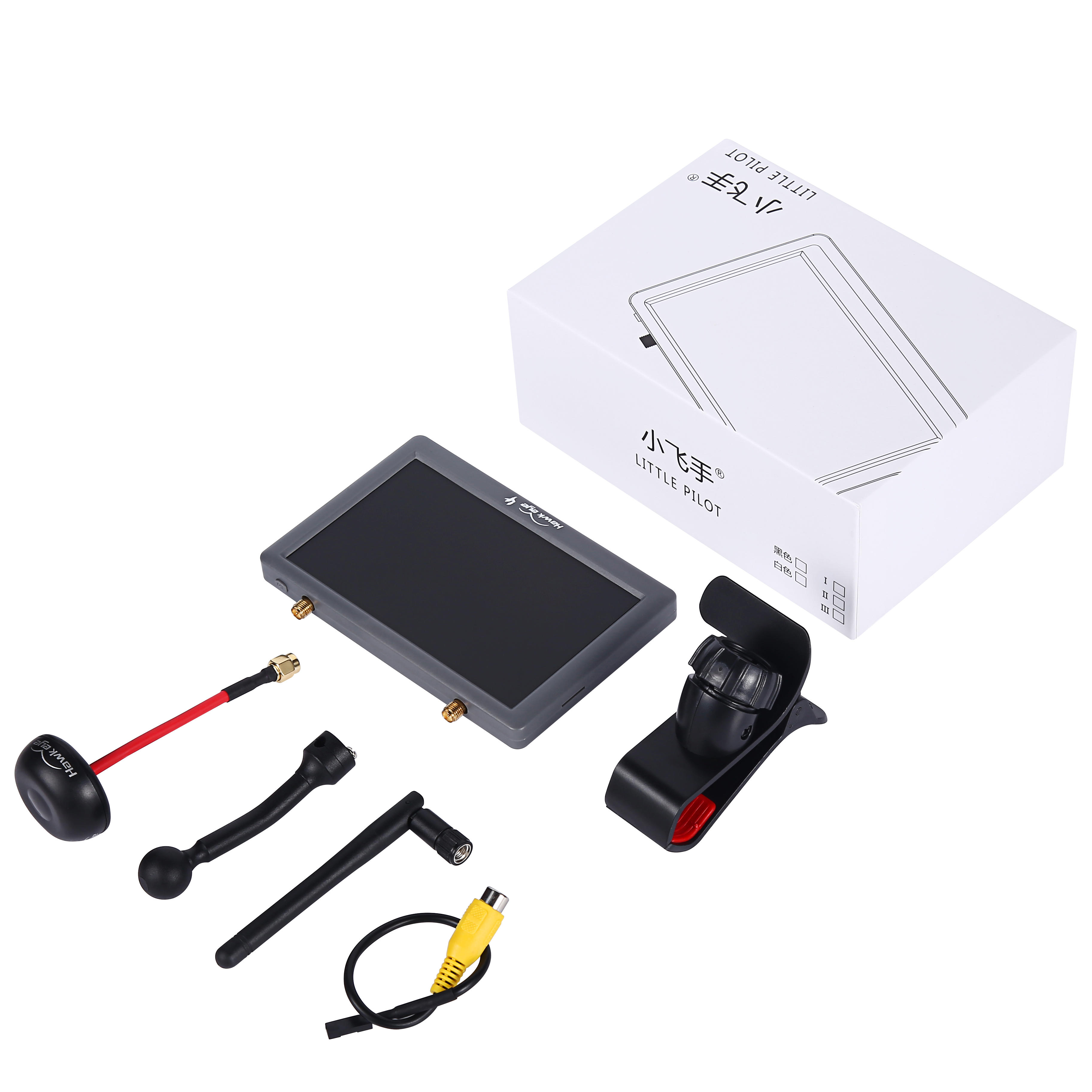 Hawkeye Little Pilot IV 4 Built in DVR 800*480 5 inch Display 5.8G 48CH Diversity Dual Receiver FPV HD Monitor for RC Dr