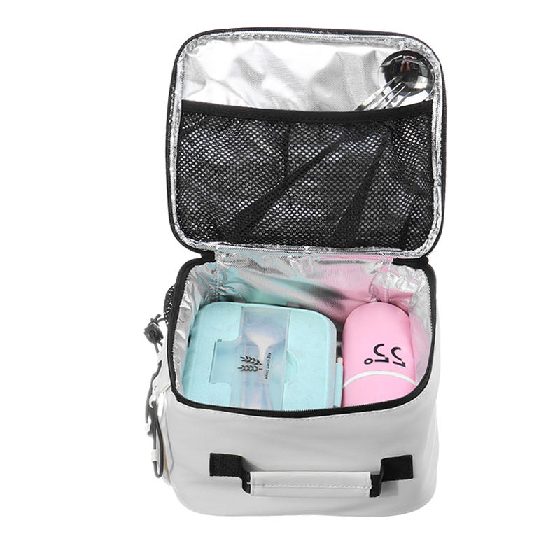 PU Waterproof Thermal Insulated Lunch Bag Outdoor Camping Picnic Bag