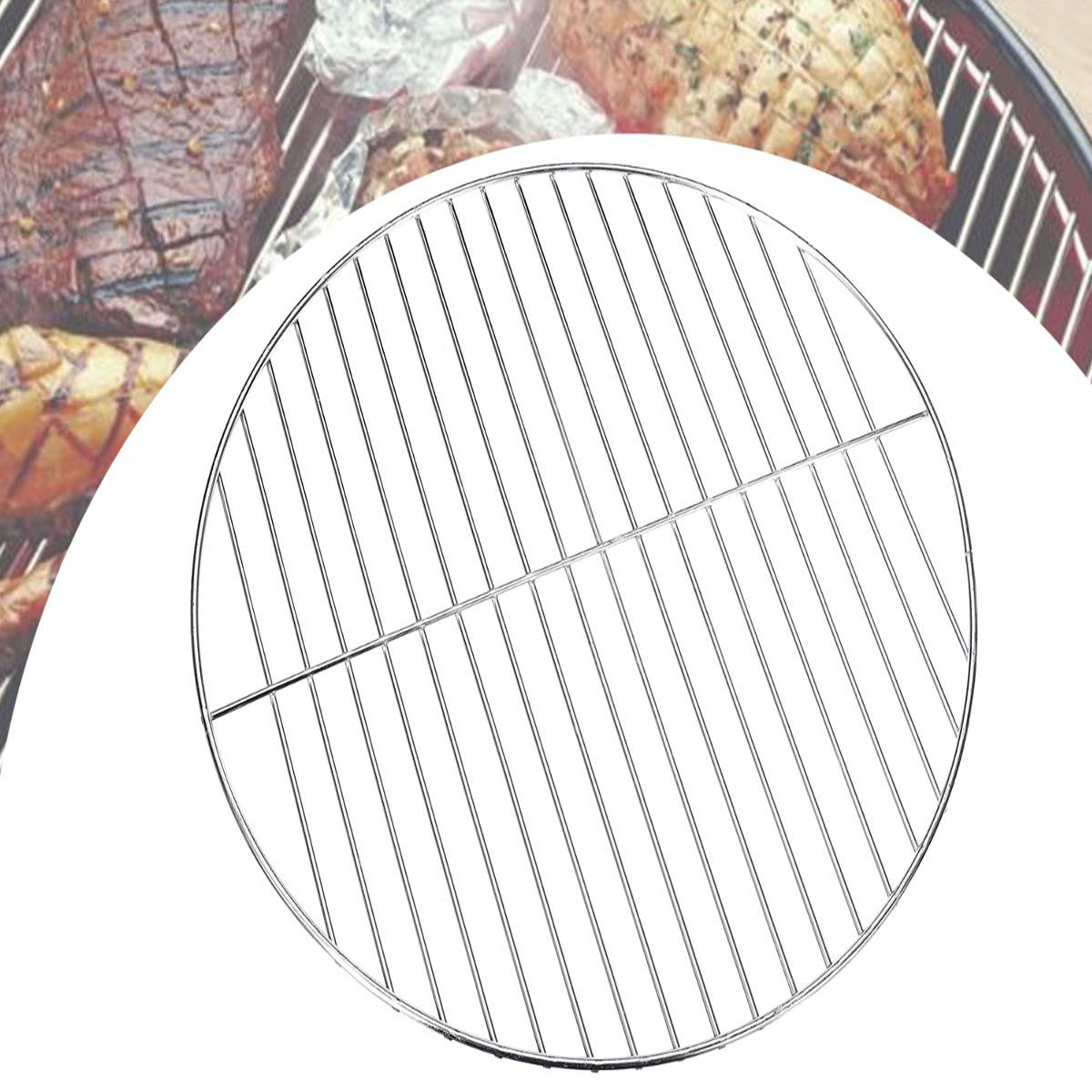 25 cm Ronde BBQ Grill Rooster Houtskool BBQ Grill Pan Vervanging Metalen Koken Barbecue Mesh Frame