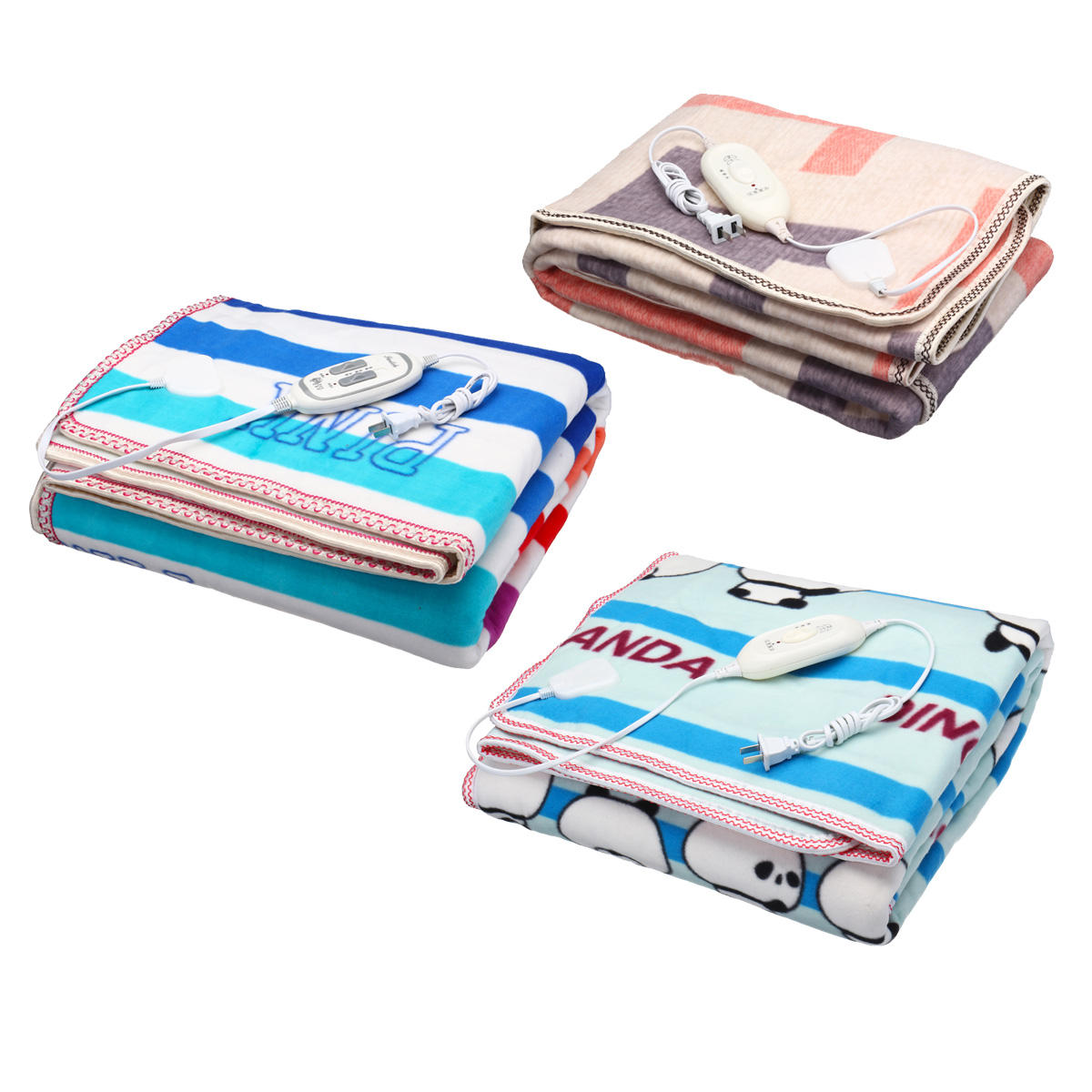 

Electric Heated Blanket Soft Waterproof Thermostat Heating Mat Carpet Winter Warmer + Controller