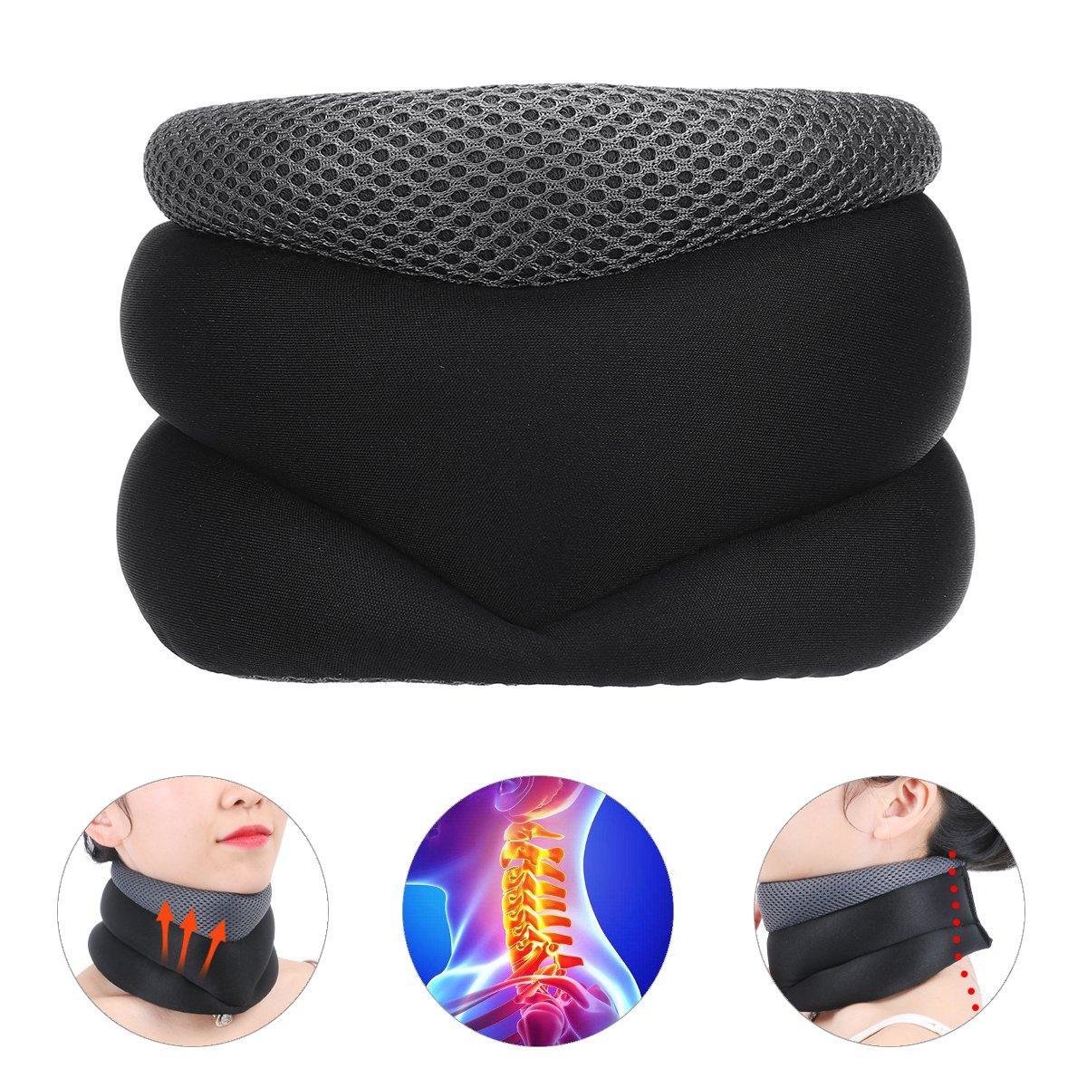 

Neck Traction Collar Support Brace Relax Pain Relief Therapy