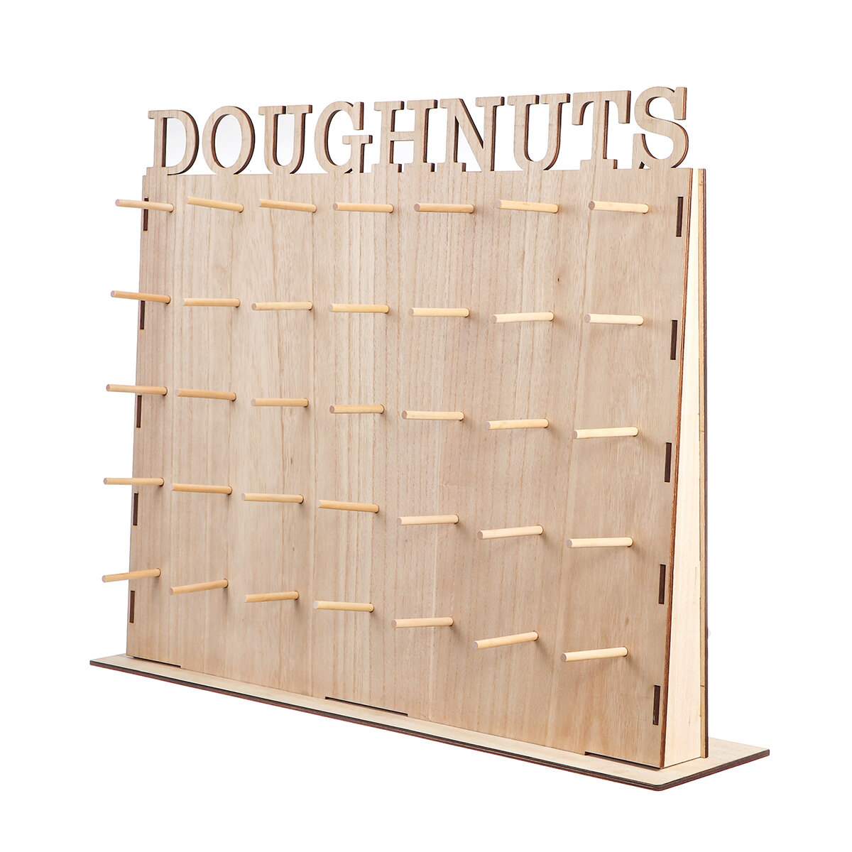 50x40 DIY houten donuts muurstandaard houdt keuken donut opbergrek bruiloft decor