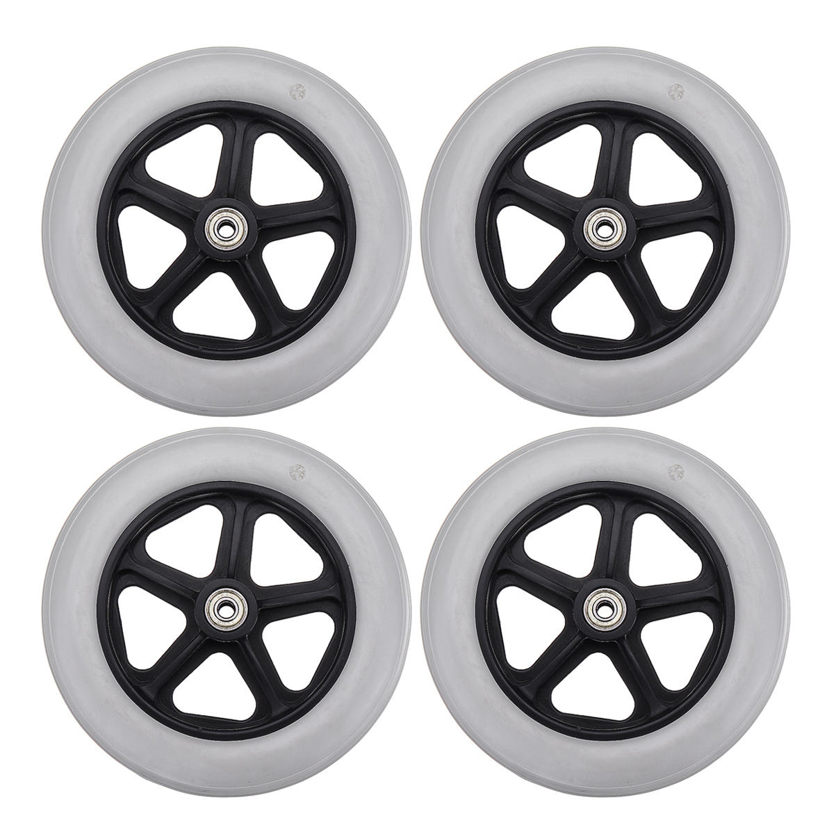 4pcs Caster Wheel With Bearing For Rollator Walker Replacement