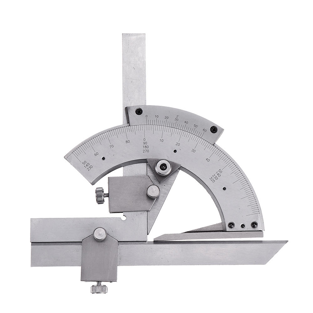 Drillpro 0-320 Degrees Precision Vernier Angle Ruler Universal Bevel Protractor Measuring Finder Woodworking Measuring T