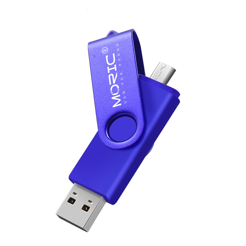 USB Flashドライブ32GB 64GB 128GBメタルペンドライブペンドライブOTG外部ストレージスマートフォン用ポータブルマイクロUSBメモリスティックFlashドライブ