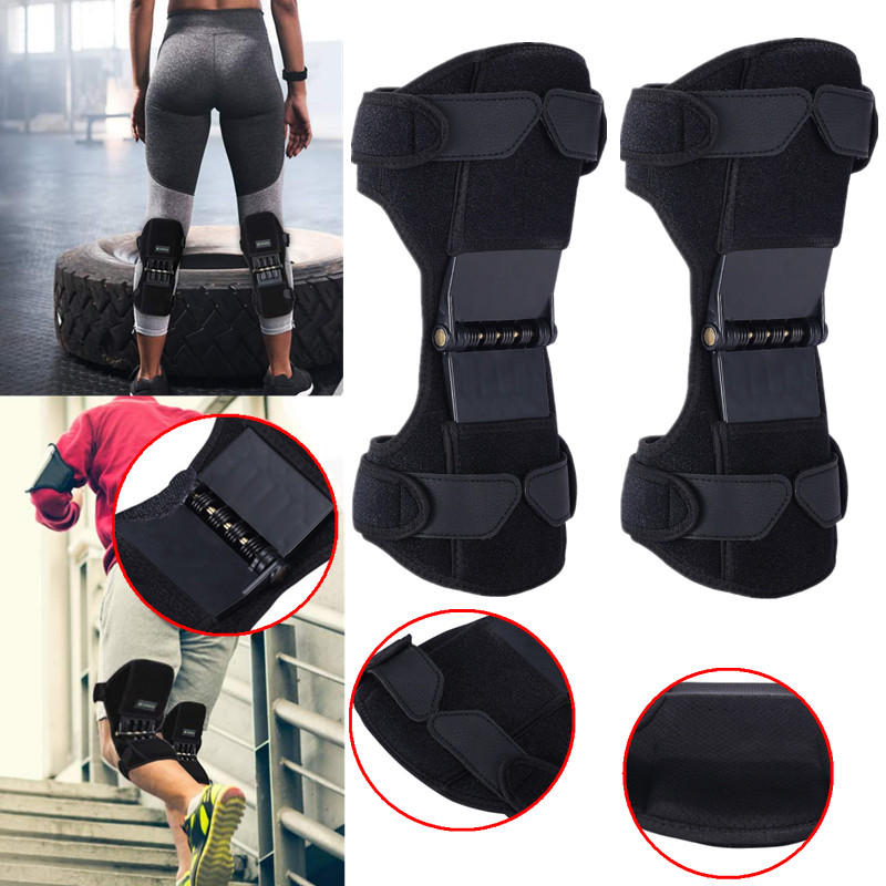 KALOAD 1 Pair Upgraded Knee Protection Booster Breathable Joint Brace Knee Pad Mountaineering Squat Protector