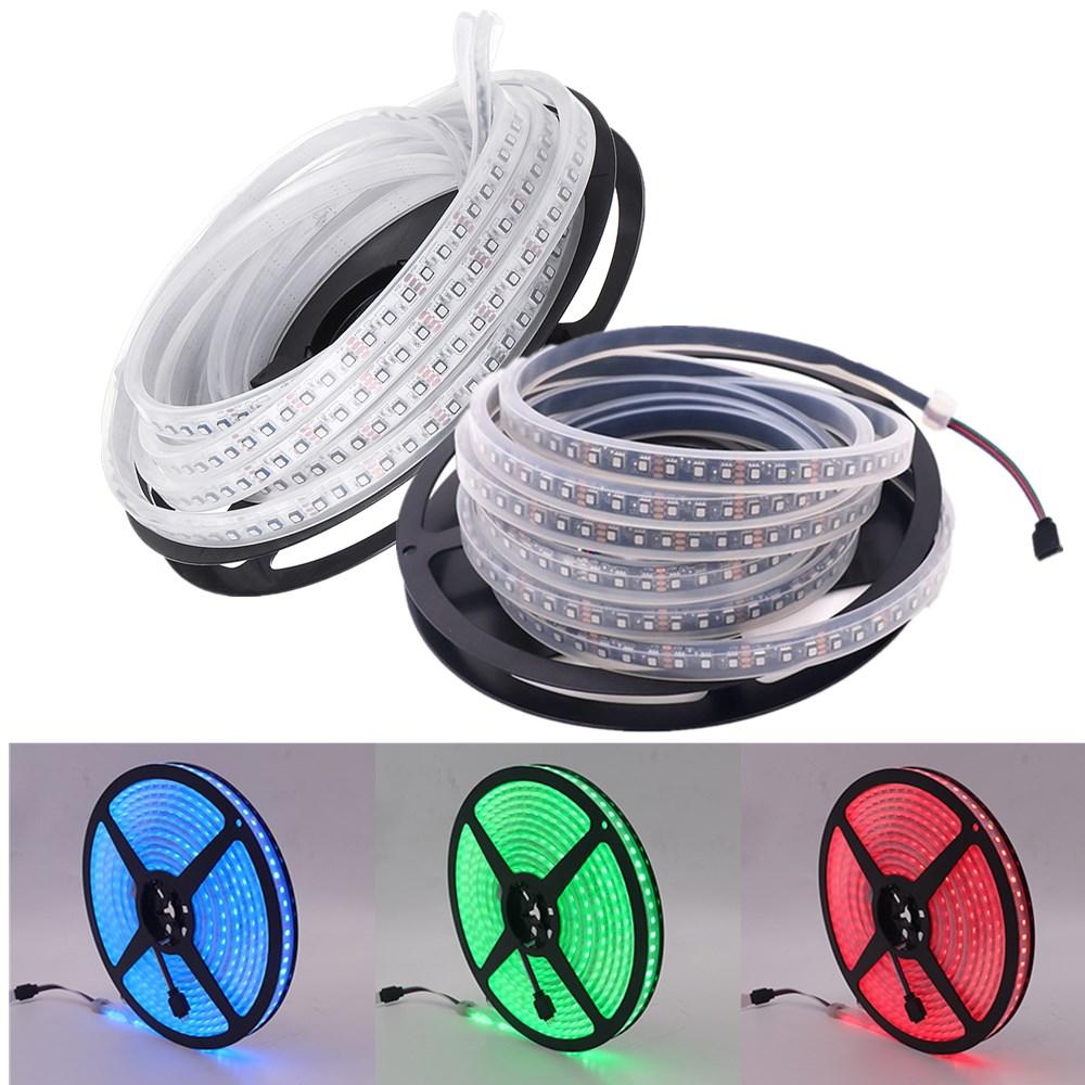5M 12MM SMD3535 120LED/M IP68 Silicone Tube RGB LED Strip Light for Outdoor Swimming Poor Fish Tank 