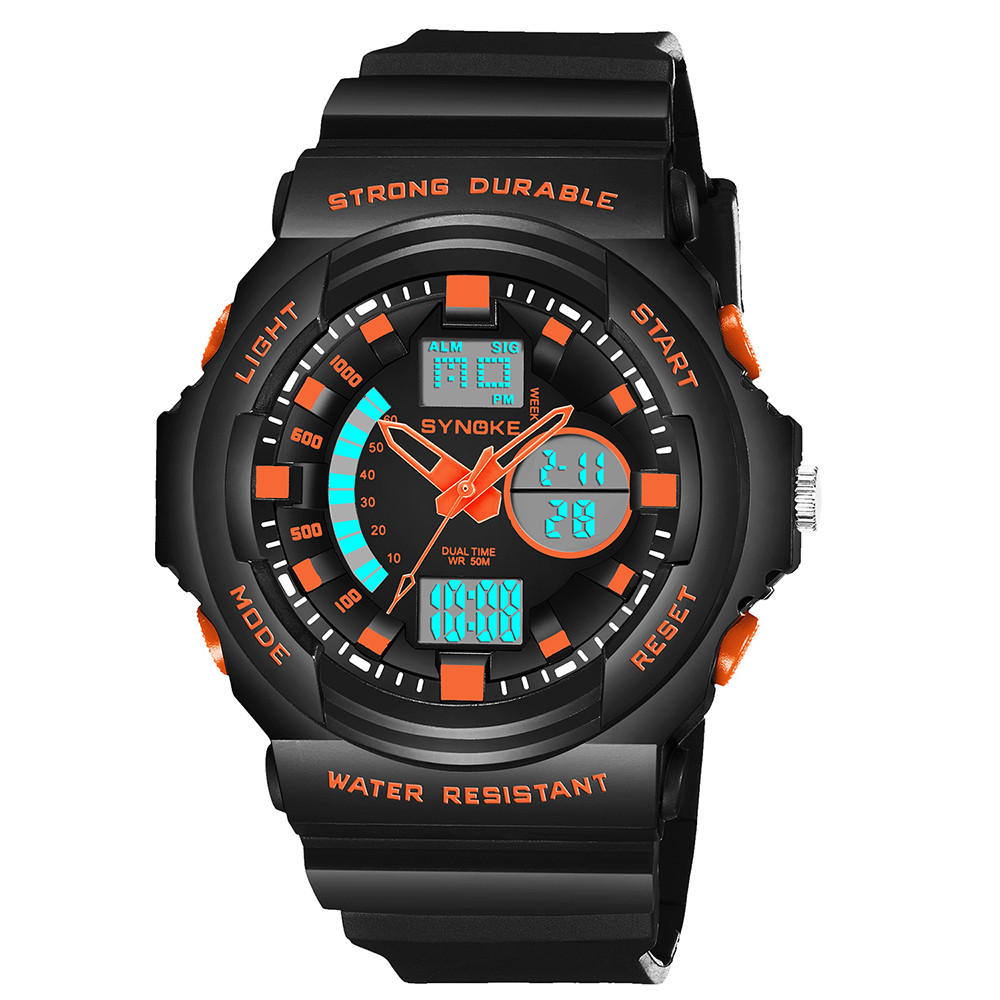 SYNOKE 66866 Multi-Function 50M Waterproof Men Digital Watch