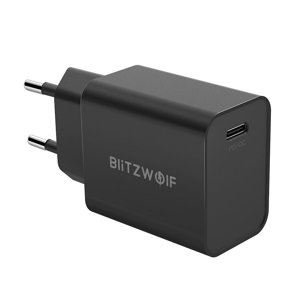 BlitzWolf®BW-S1227WUSB-CPD充電器電力供給PD3.0QC4.0 QC4 + QC3.0急速充電壁充電器EUAUプラグアダプター
