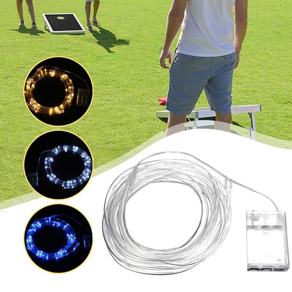 Batterij-aangedreven Bright LED String Light voor Game Corn Hole zitzak Toss Board zandzak