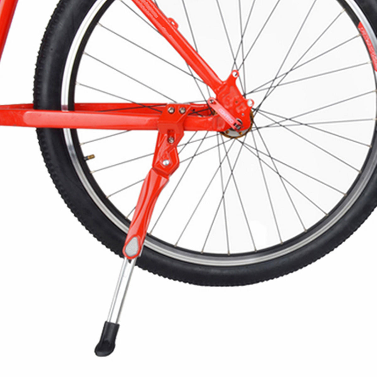 24 "/ 700C aluminiumlegering Verstelbare fiets Heavy-duty mountainbike MTB zijkant achterstandaard k