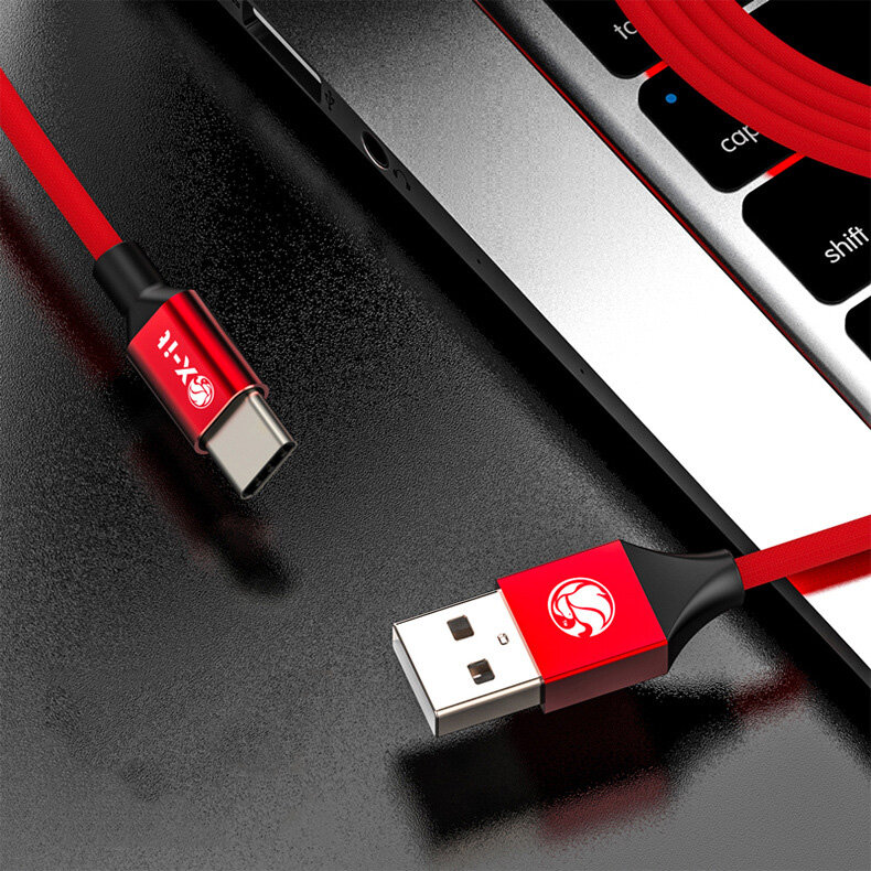 X-IT 2.1A Micro USB ToType-C snellaadgegevenskabel voor OPPO VIVO HUAWEI P30 S10 S10+