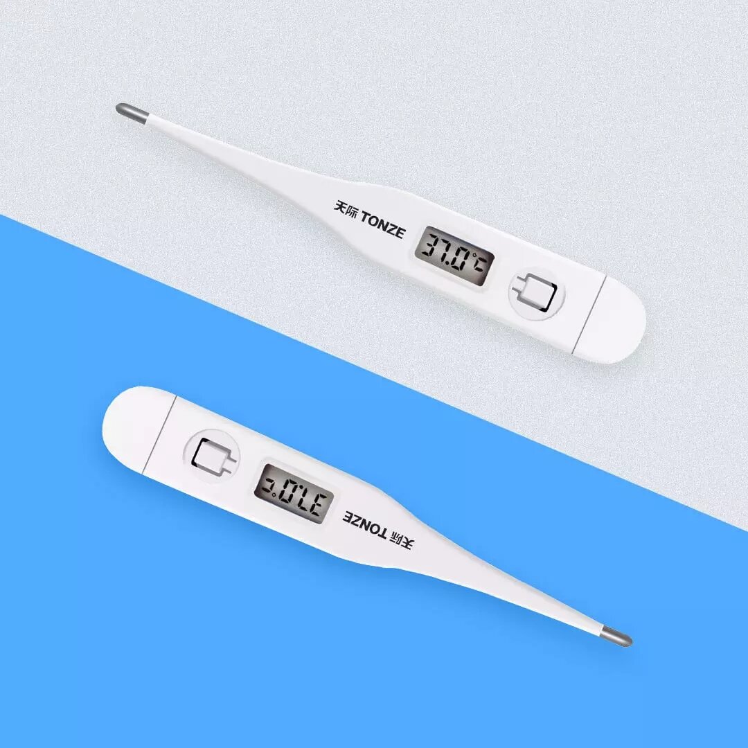 TONZE DT-101A Household Medical Electric Body Thermometer 60sec Fast Measure LCD Display Baby Adult Underarm/Oral Digital Thermometer From Xiaomi Youpin