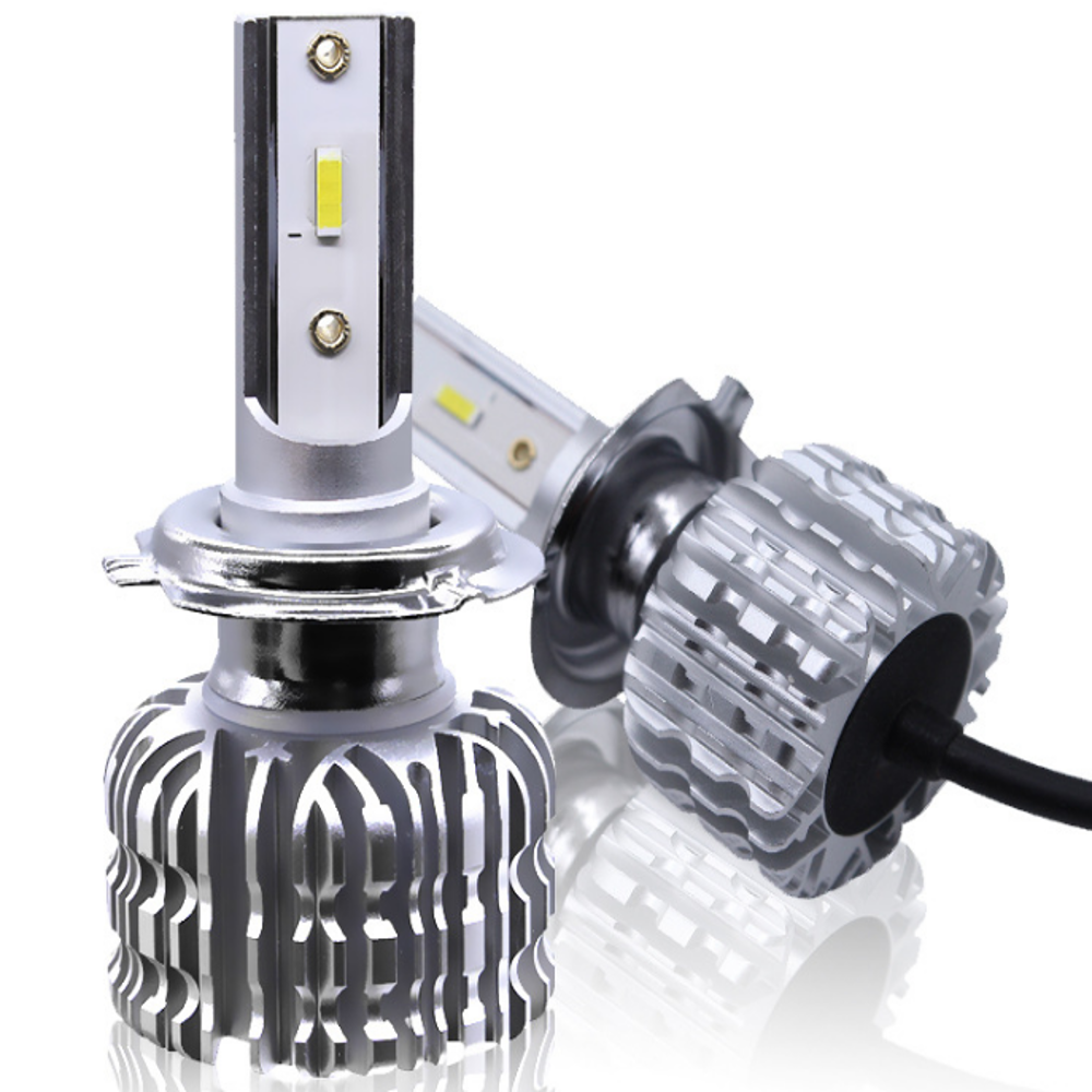 CNSUNNYLIGHT K1 CSP LED-koplampen zonder ventilator H1 H4 H7 H8/H9/H11 9005 9006 50W 8000LM 6000K Wi