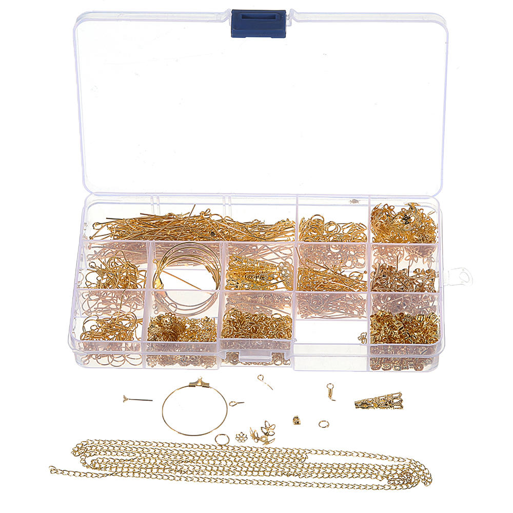 

720pcs/Set Jewelry Making Kit DIY Earring Findings Hook Pins Mixed Handcraft Accessories