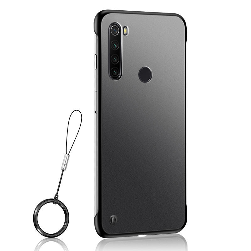 

For Xiaomi Redmi Note 8T Case Bakeey Translucent Frameless Ultra-Thin Anti Fall Matte Hard PC Protective Case with Finge