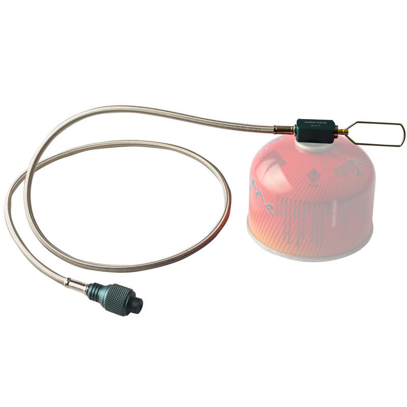 Tube de rallonge pour convertisseur de réservoir de gaz en acier inoxydable IPRee® 58 / 108cm pour cuisinière de camping