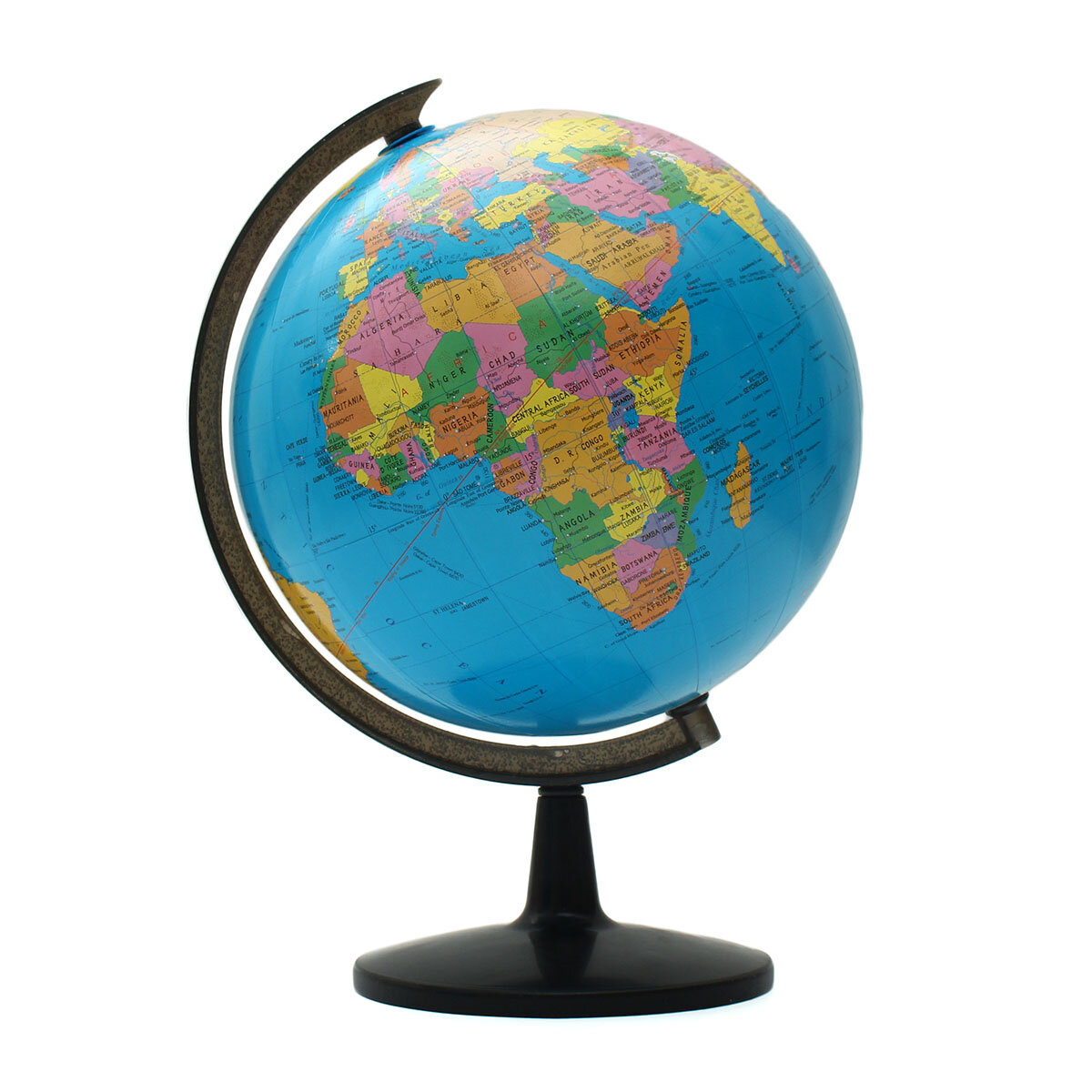 32cm Draaibare wereldbol kaart Desktop Decor Kinderen Kinderen Educatief Earth Teaching Interactief 