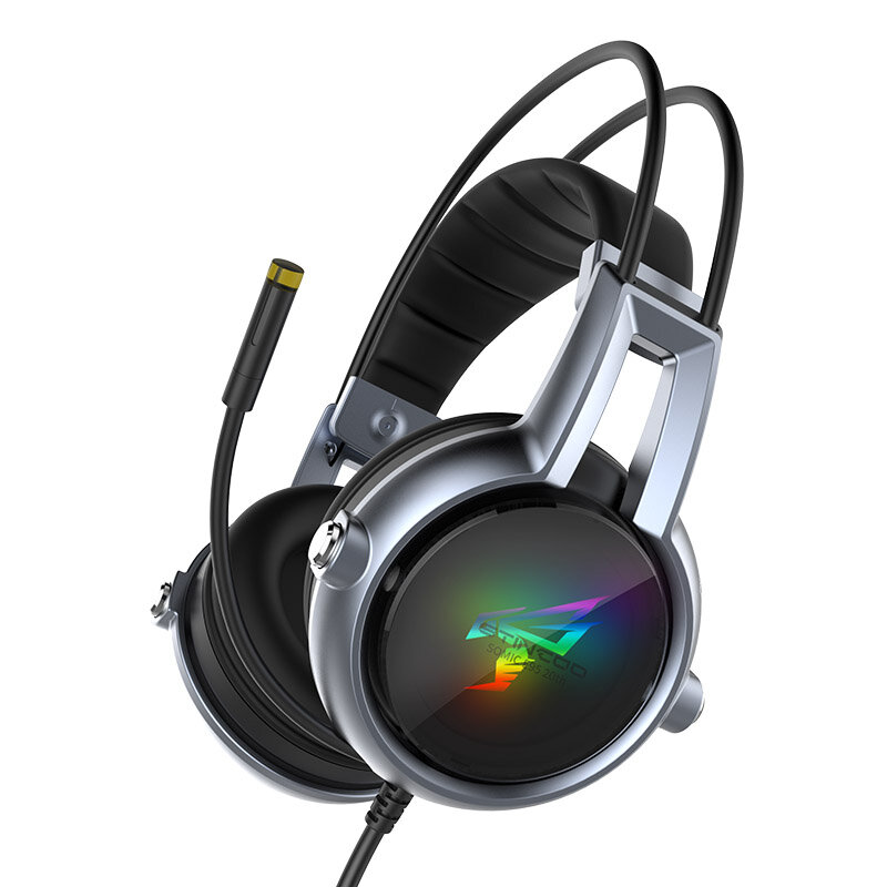 Somic E95-20 USB Virtual 7.1 Gaming Hoofdtelefoon Soft Flexibele Stereo Trillingen Bedrade Over Ear 